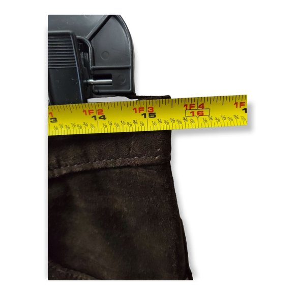 Skotts Suede Brown Pants Washable Suede Size 30 - Picture 7 of 8